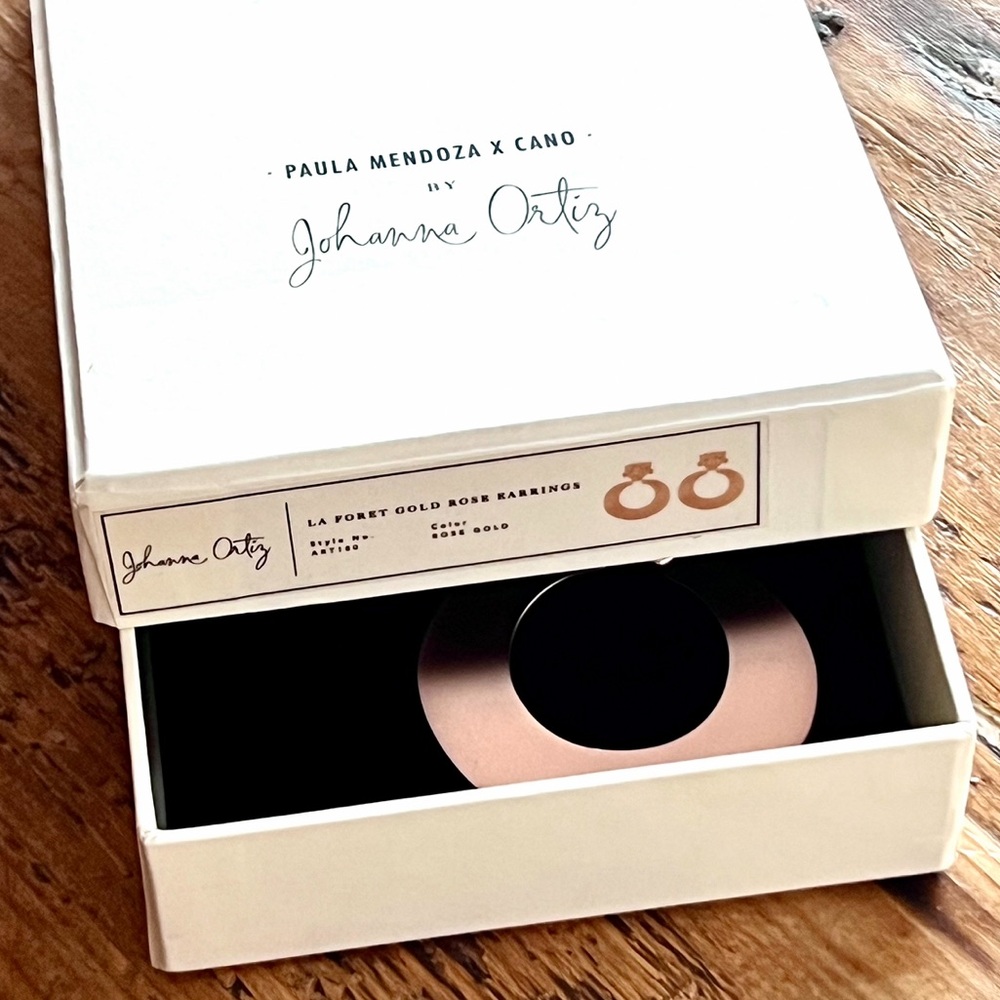 🌺🎉HP🎉🌺 NWT Johanna Ortiz La Foret Rose Gold Earrings - Picture 14 of 16
